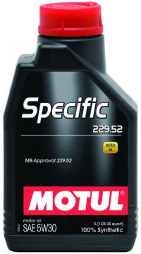 MOTUL SPECIFIC MB 229 52 5W30 5 litri 254 RON